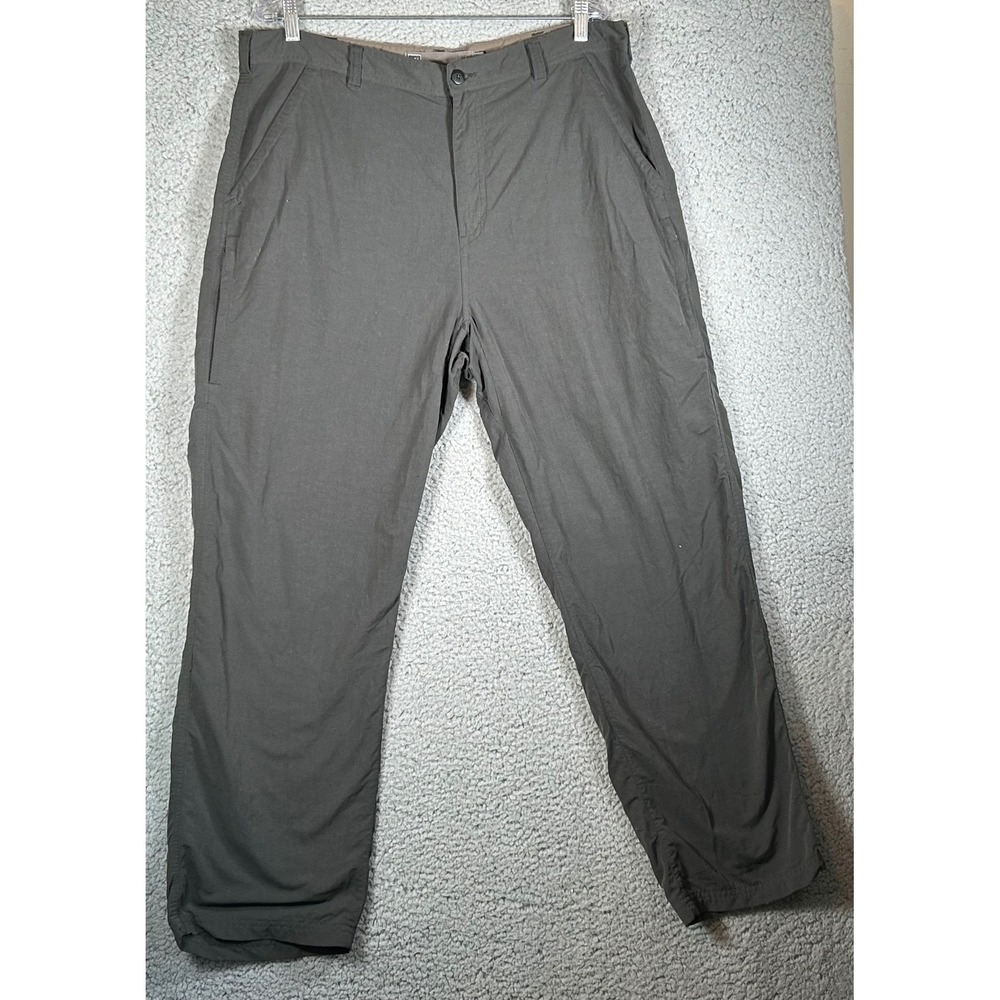 REI Co-op Sahara Path Hiking UPF 50+ Outdoor Mens Pants 38x30 Dark Khaki Olive